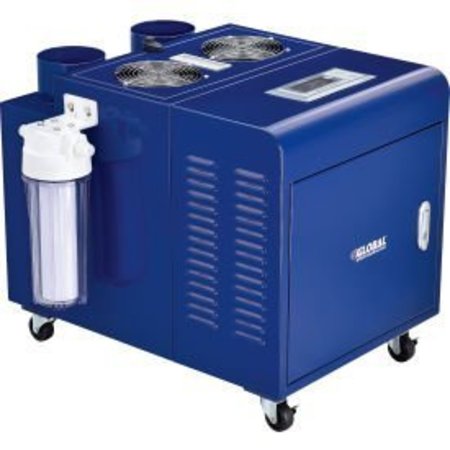 GLOBAL EQUIPMENT Ultrasonic Humidifier ¿ Cool Mist With Dual Output 600 Pints Per Day ZS-40Z